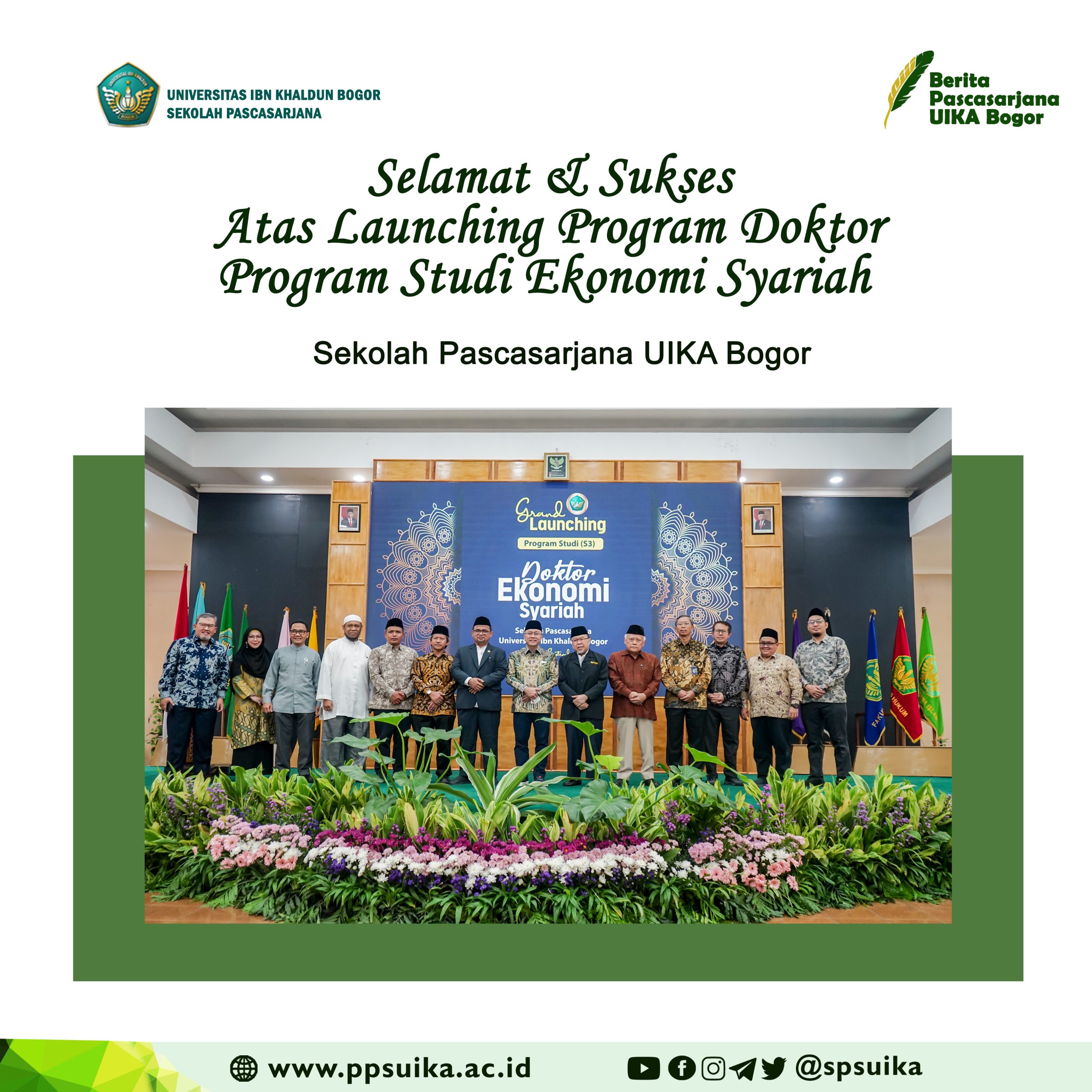 Selamat Dan Sukses Atas Acara Launching Program Doktor Program Studi